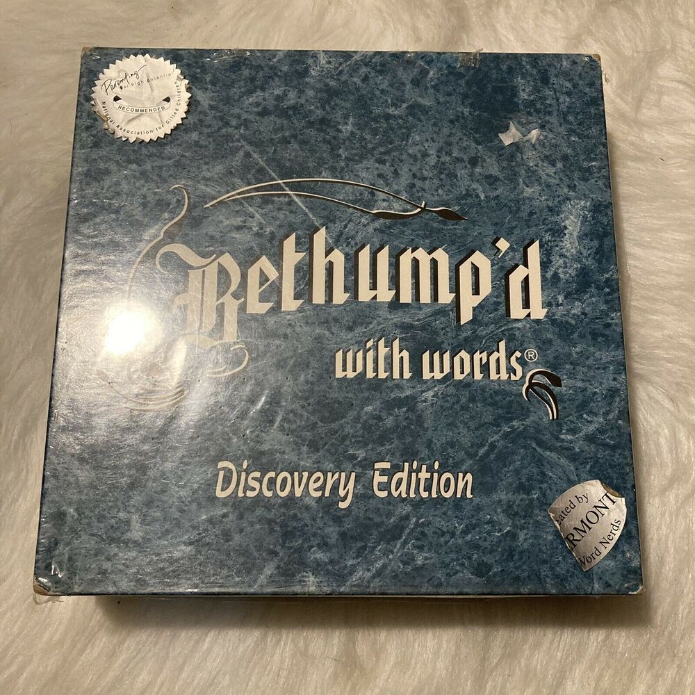 Bethumpd with Words Discovery Edition Game Vermont Word Nerds 1997 NEW Vintage